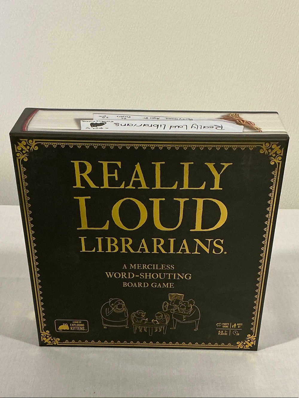 Really Loud Librarians- A Merciless WORD-SHOUTING Board Game